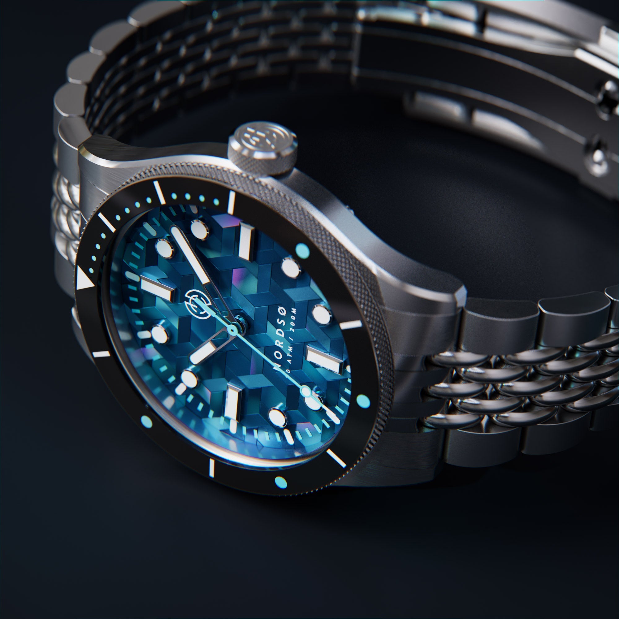 自動巻き腕時計　Henry Archer Nordso Nordsø - Celestial Blue 316 – Henry Archer Denmark