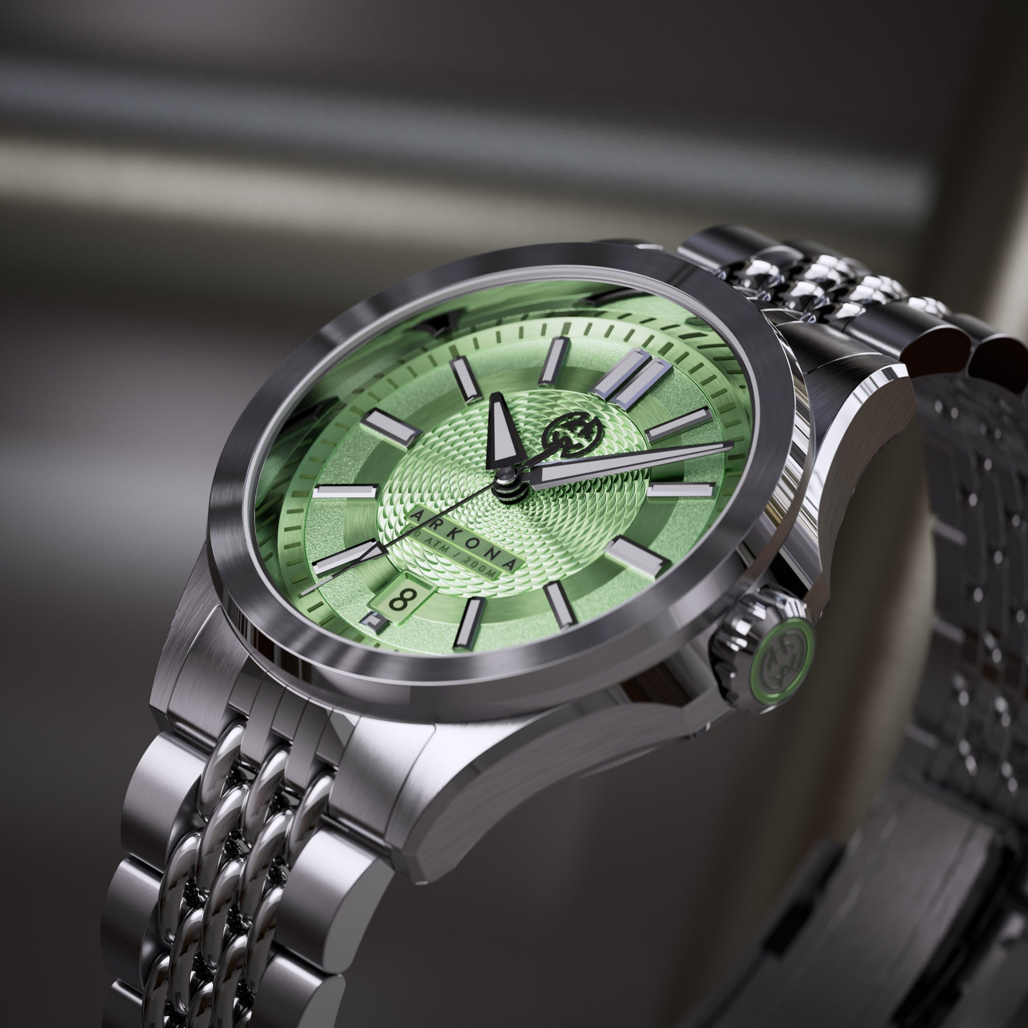 finn rover loue フィンローバー　ルー　M34 オリーブグリーン Green dials – Henry Archer Denmark