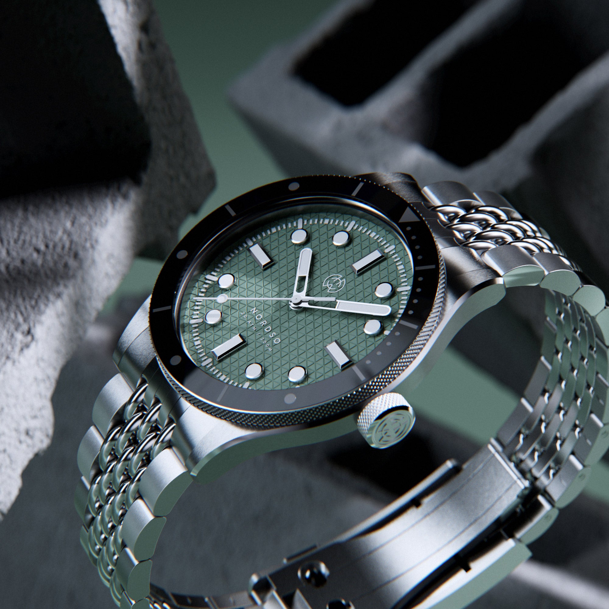 Nordsø - Verde Menta Black – Henry Archer Denmark