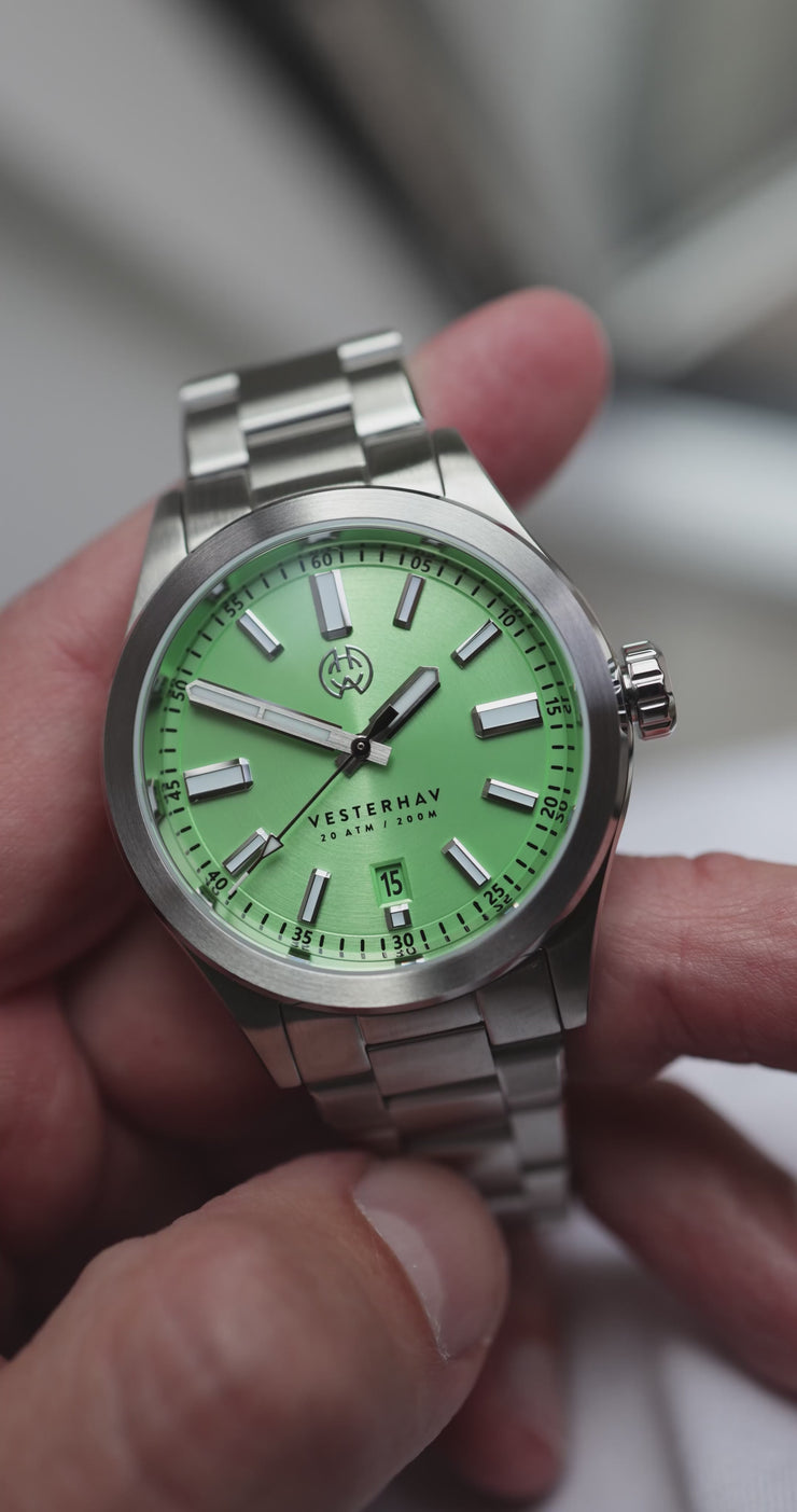☆Green☆peace HENRY ITALY ヘンリー　スモール Vesterhav - Coral Green – Henry Archer Denmark
