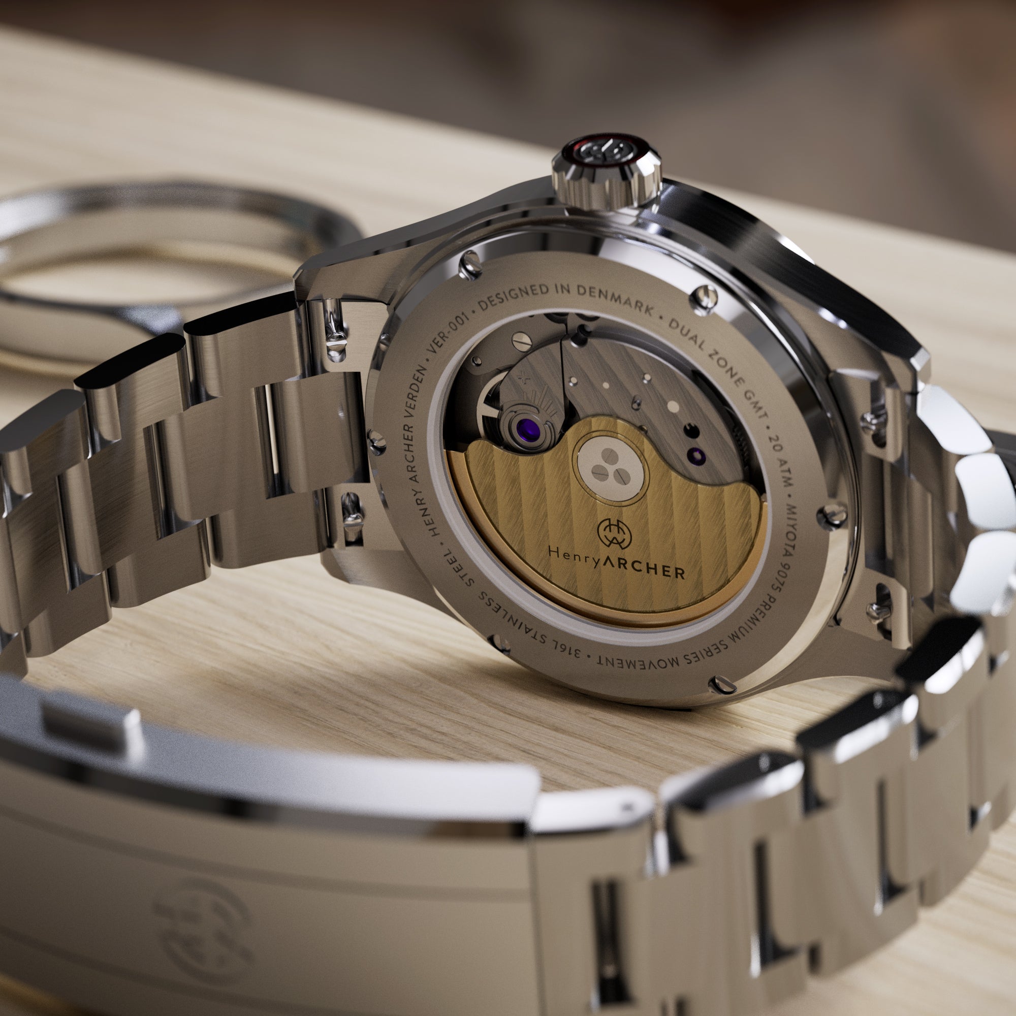 Verden GMT Meteorite - Spectral Red – Henry Archer Denmark