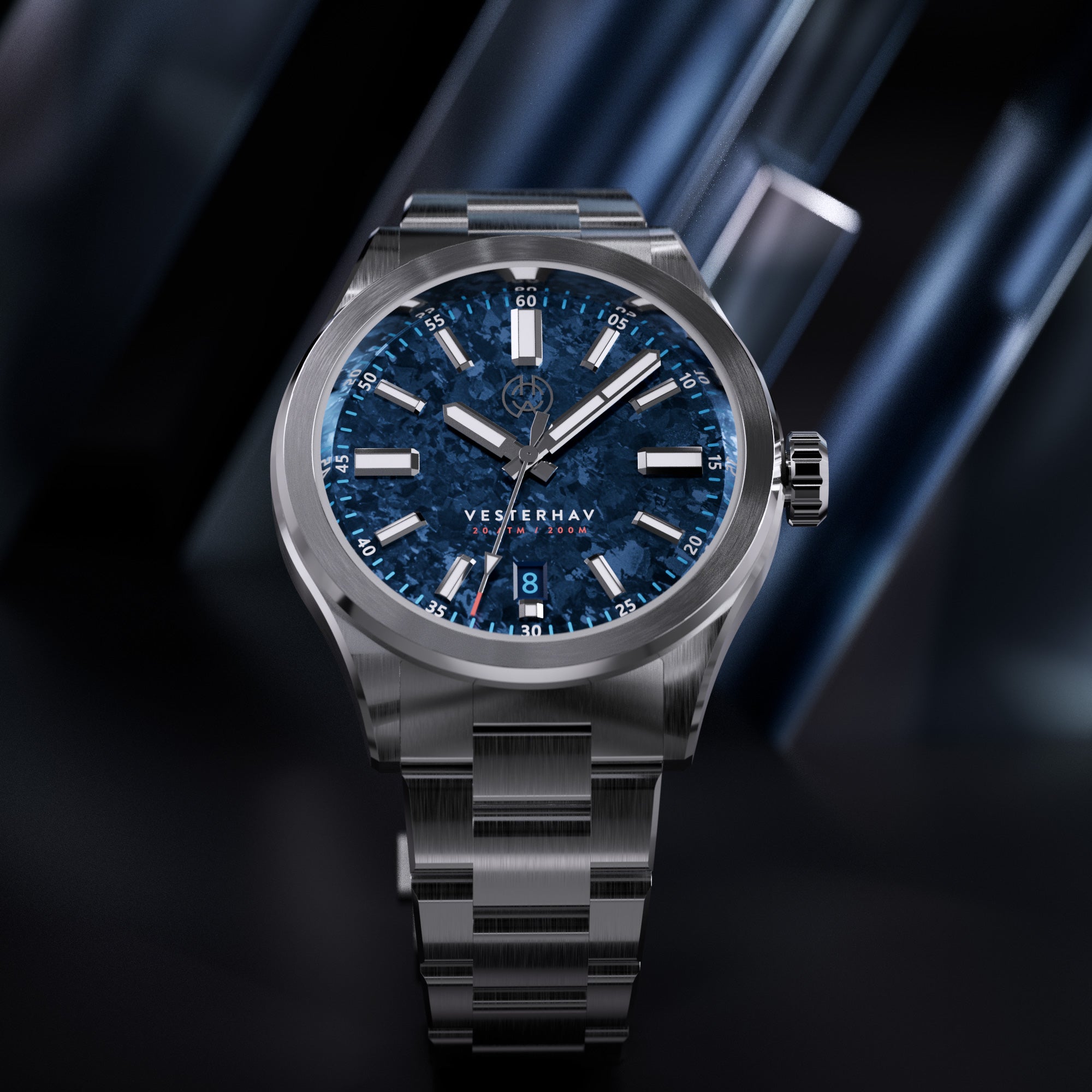 Vesterhav - Subspace Blue Titanium – Henry Archer Denmark