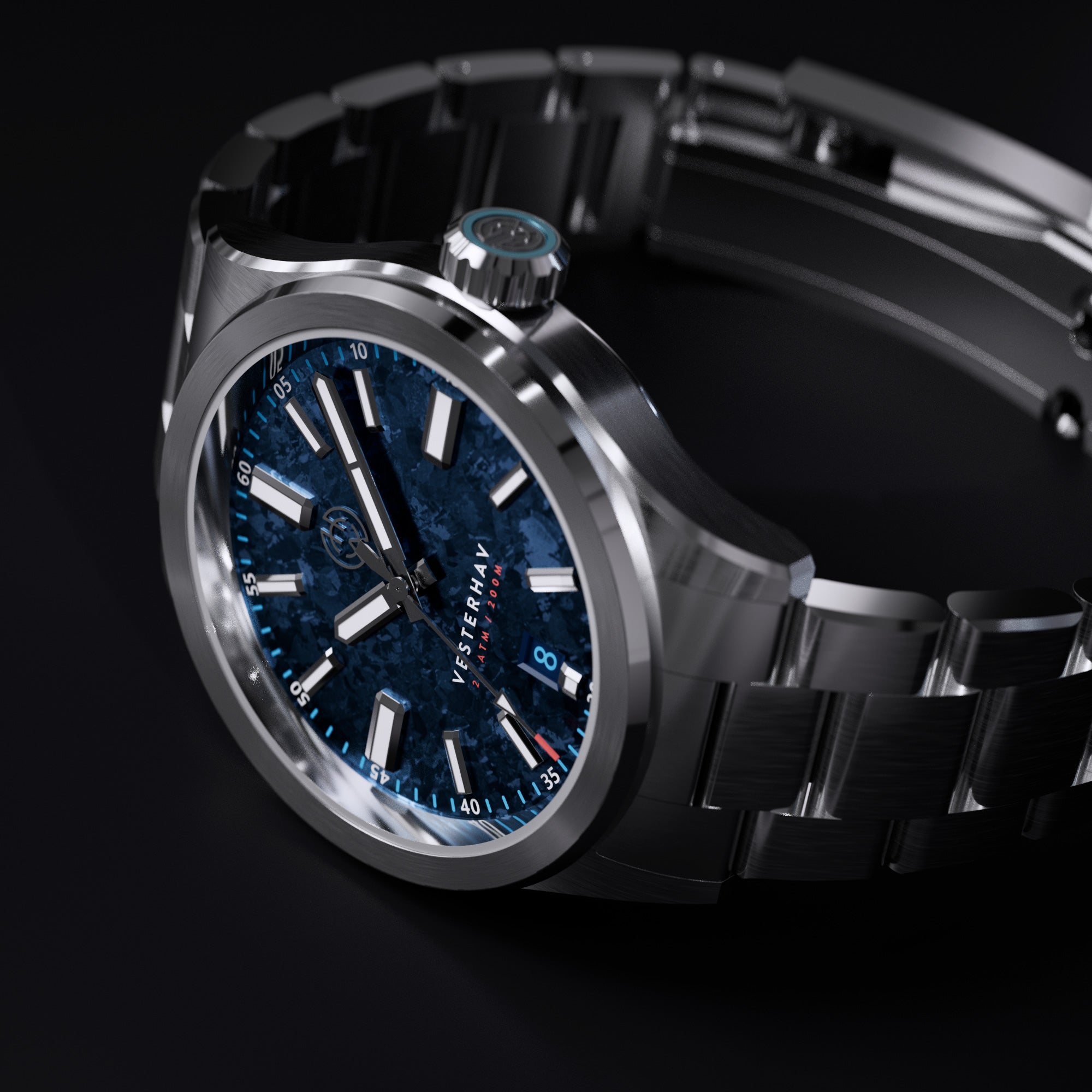 Vesterhav - Subspace Blue Titanium – Henry Archer Denmark