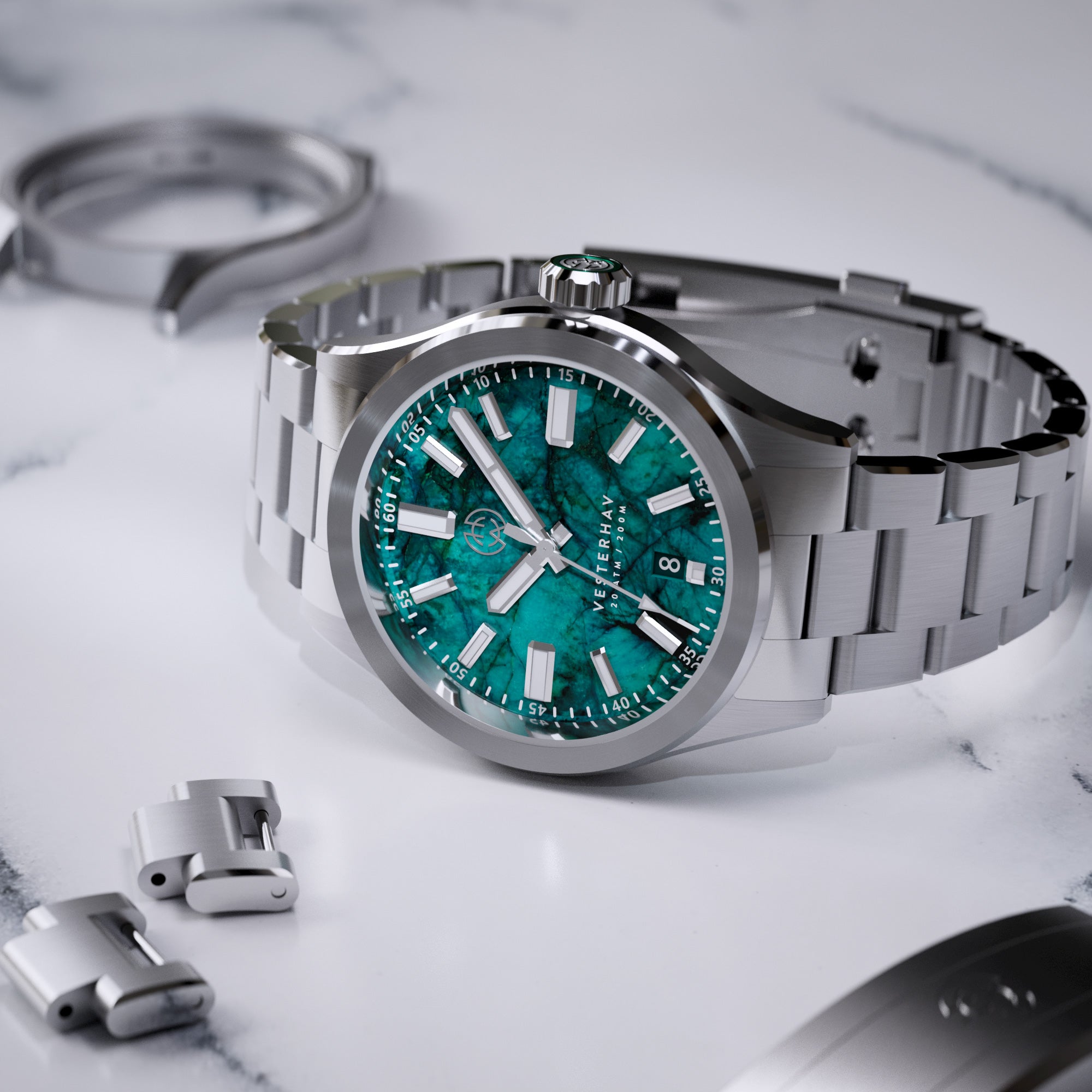 Vesterhav 38 - Chrysocolla – Henry Archer Denmark