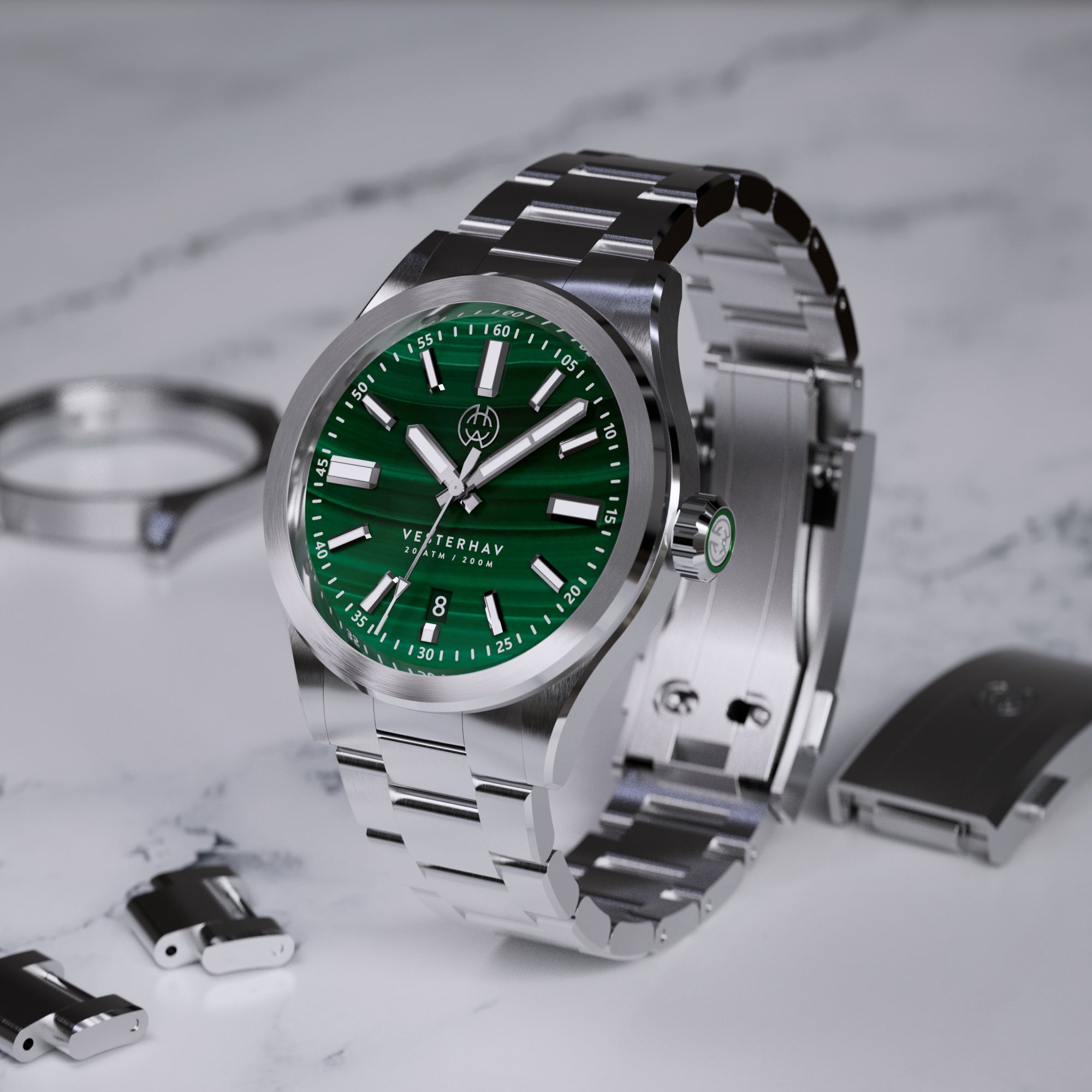 Green dials – Henry Archer Denmark