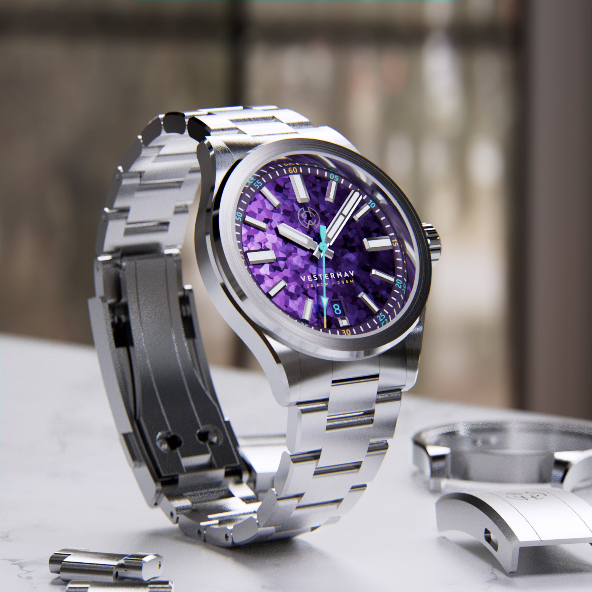 Vesterhav 38 - Titanium Purple – Henry Archer Denmark