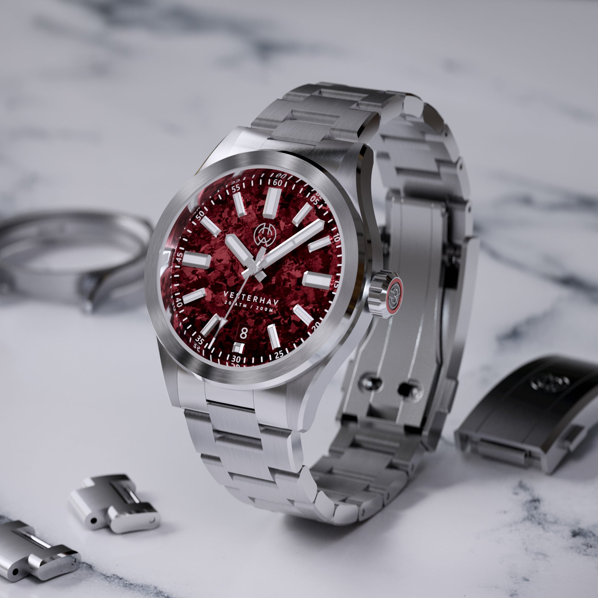 Vesterhav 38 - Redshift Titanium – Henry Archer Denmark